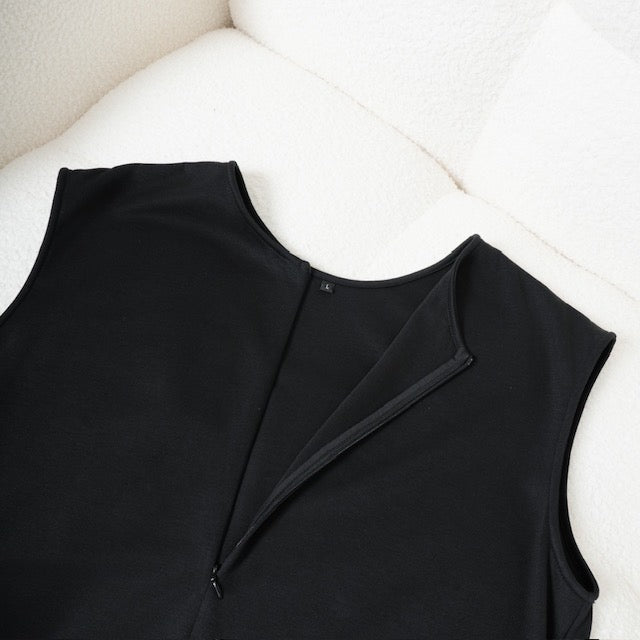 Layering Sleeveless Dress - Jersey Knit - Nursing Friendly