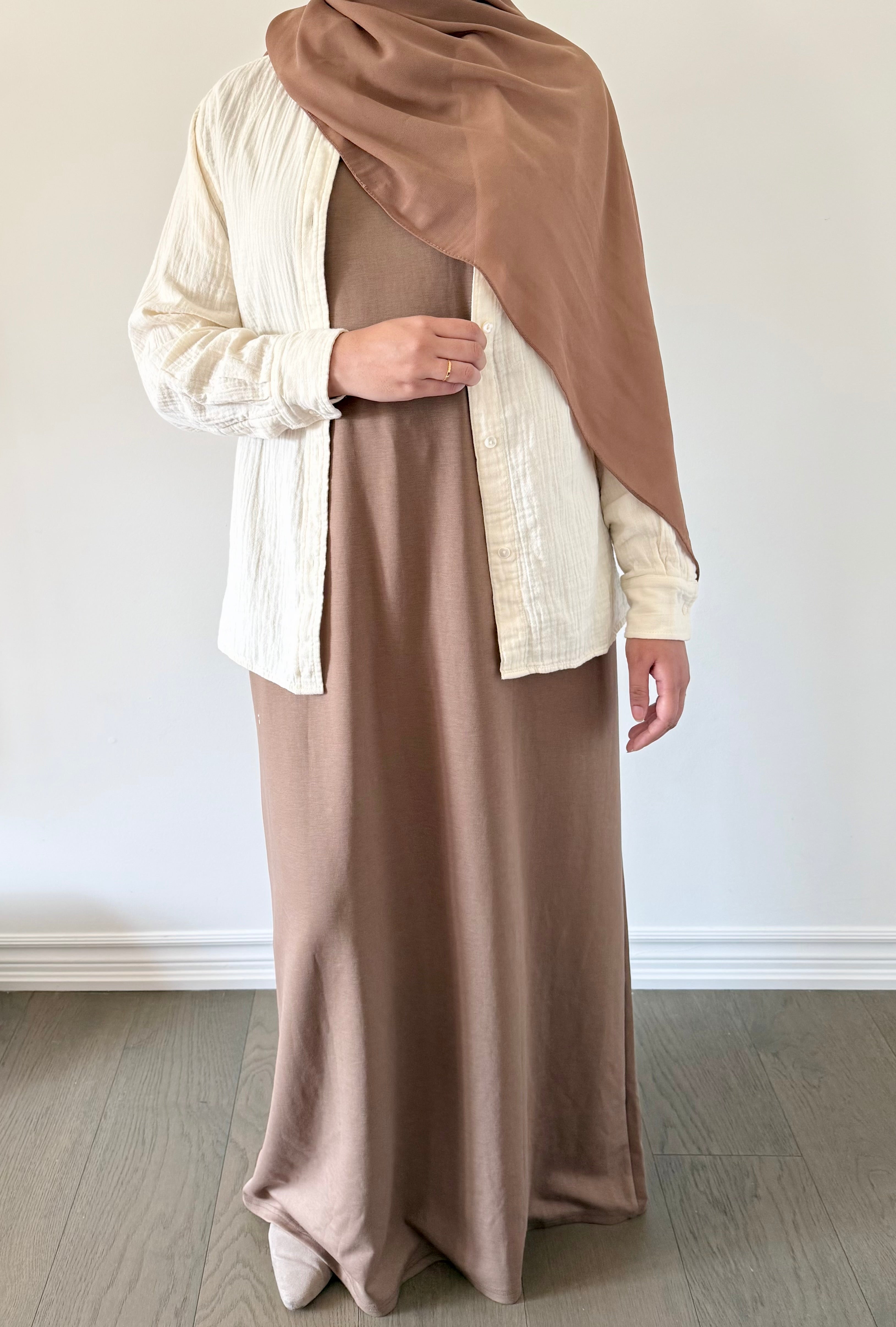 Layering Sleeveless Dress - Jersey Knit - Nursing Friendly